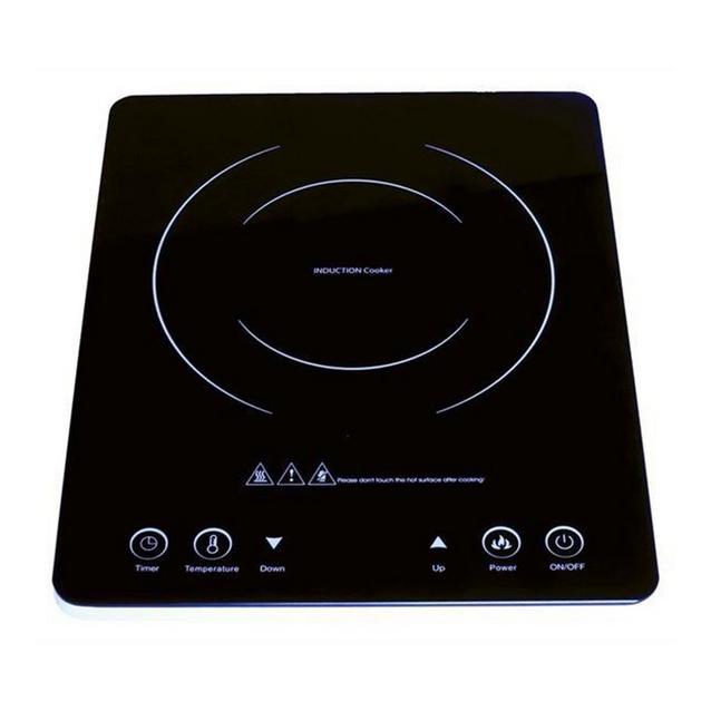 BLACK STREETWIZE Low Wattage Induction Cooker image 1