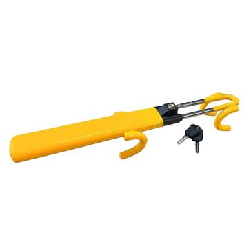 Yellow STREETWIZE Double Hook Steering Wheel Lock