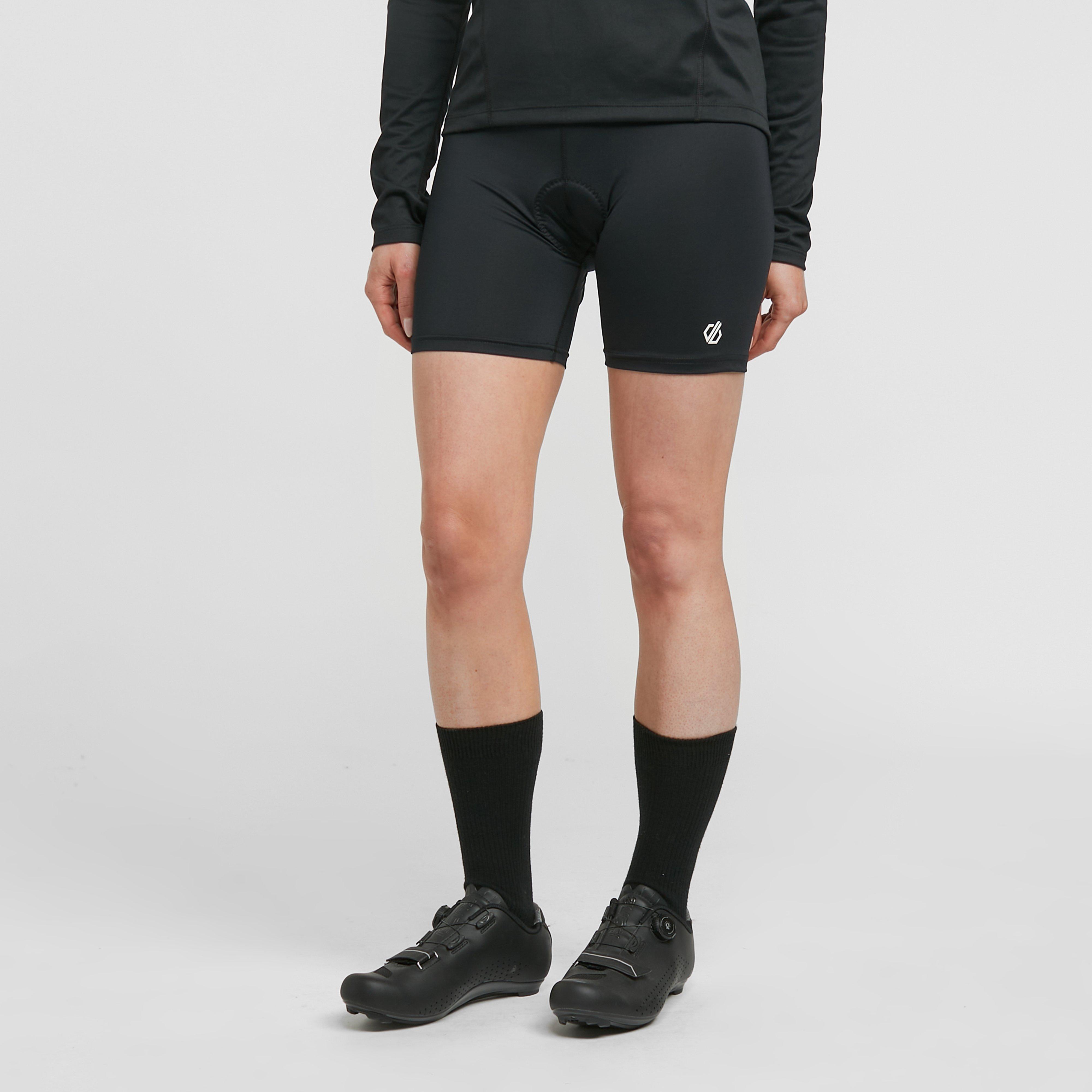 Image of Dare 2B Women's Basic Padded Cycling Shorts - Black/Blk, Black/BLK
