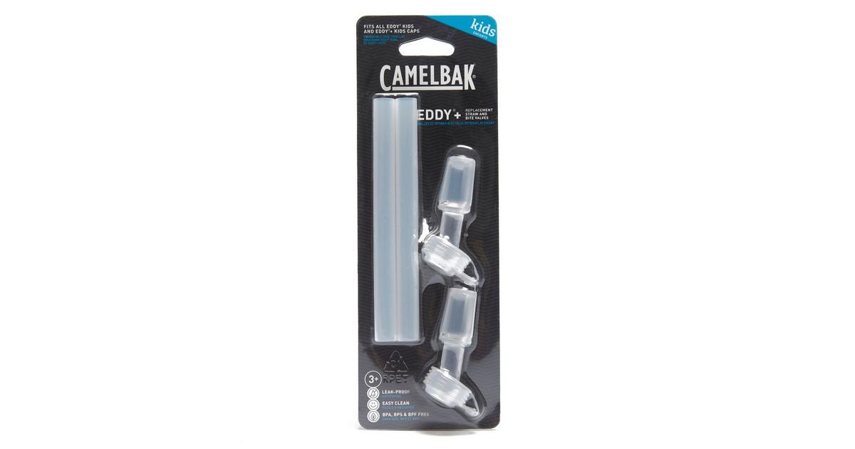 CamelBak Eddy Kids Bottle Accessory 2 Bite Valves/2 Straws, Ice