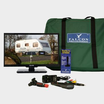 Multi Falcon TV Plus Pack – 24” LED, 12V & Mains with Freeview Antenna