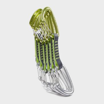 Green camper Orbit Express Wire Quickdraw Carabiners