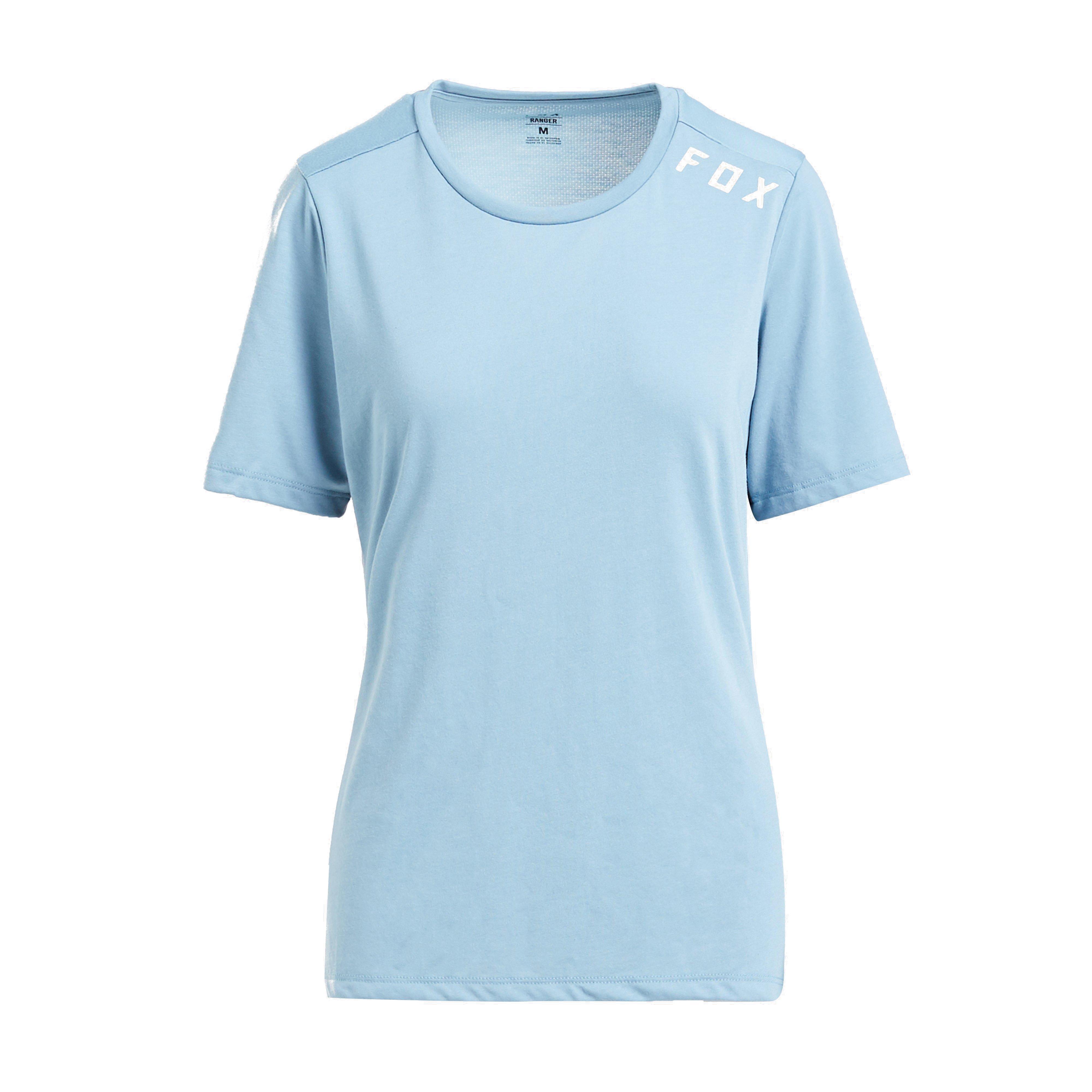 FOX Fox Womens Ranger drirelease Short Sleeve Jersey, Blue FOX Fox Womens Ranger drirelease Short Sleeve Jersey, Blue