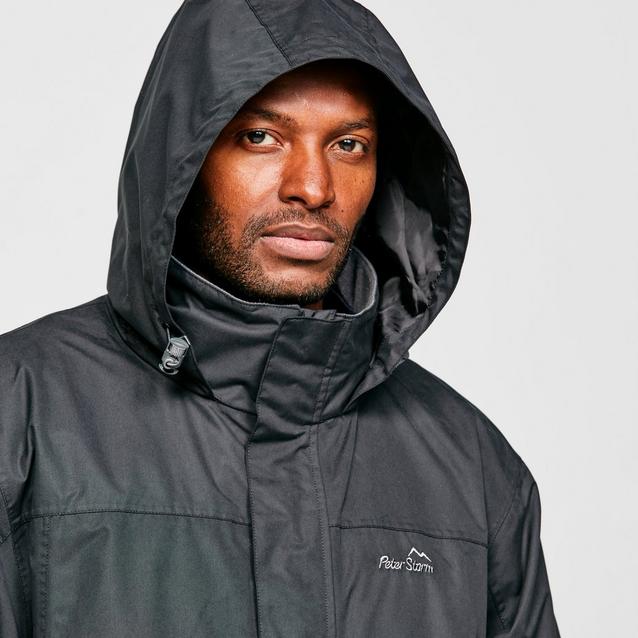 Men's Lined Downpour Waterproof Jacket | Blacks