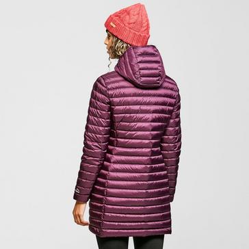 Purple Peter Storm Women's Long Insulated Jacket