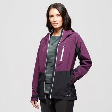 Purple Peter Storm Women's Colourblock Waterproof Jacket