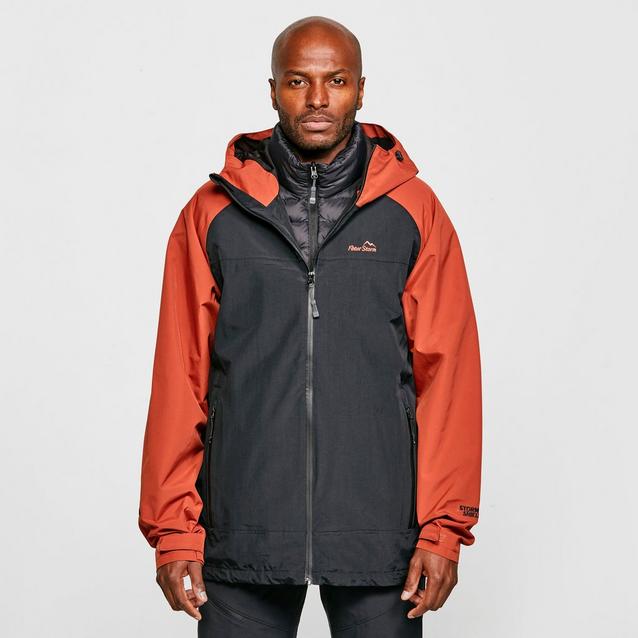 Mens black waterproof on sale coat