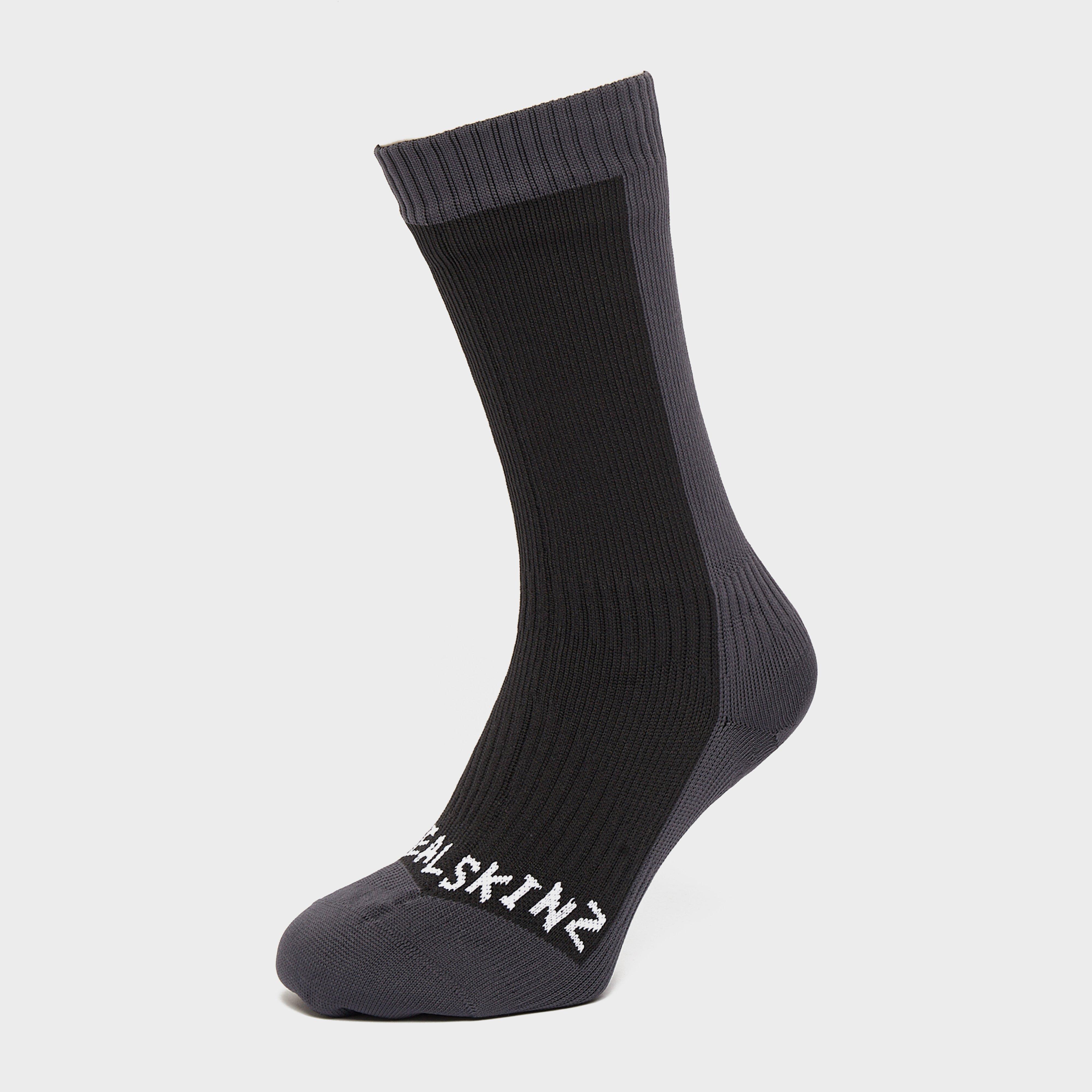 SealSkinz Sealskinz Waterproof Cold Weather Mid Length Sock, Black SealSkinz Sealskinz Waterproof Cold Weather Mid Length Sock, Black