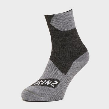 Grey Sealskinz Waterproof All Weather Ankle Sock