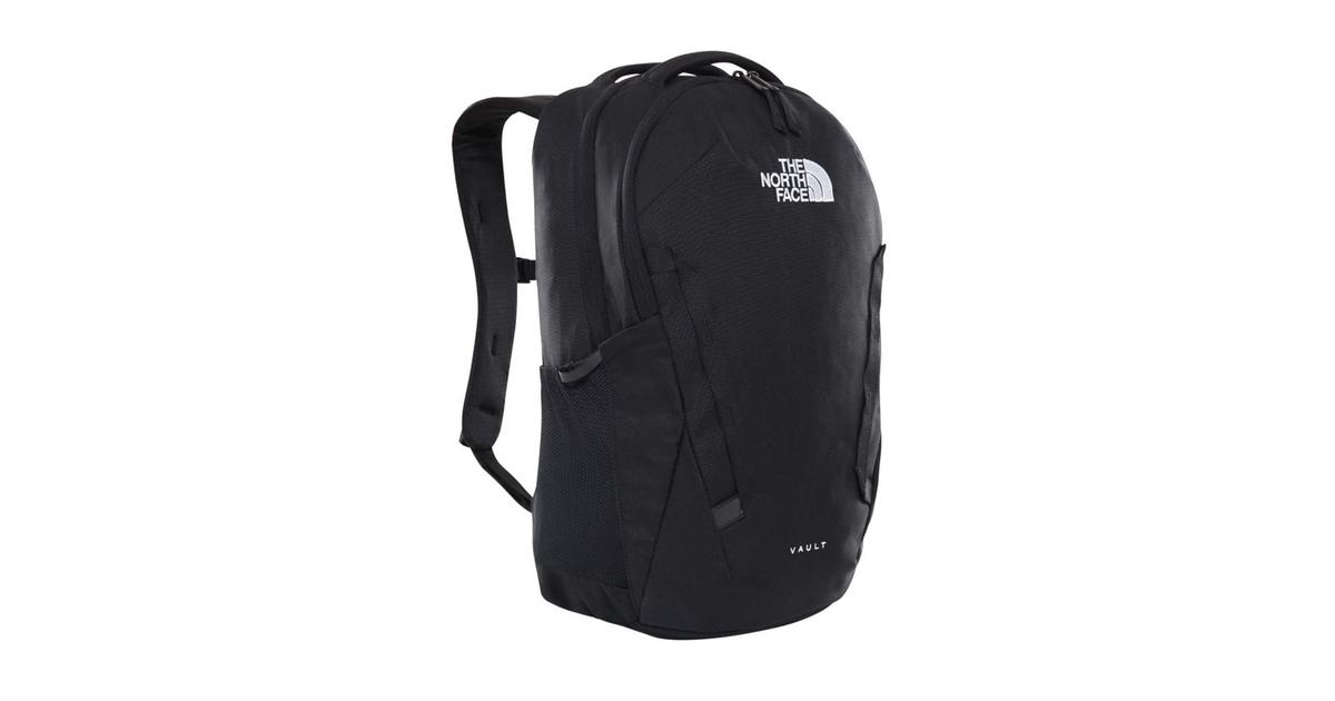 North face backpack on sale black and white