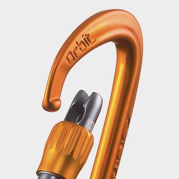 Orange camper Orbit Lock Carabiner