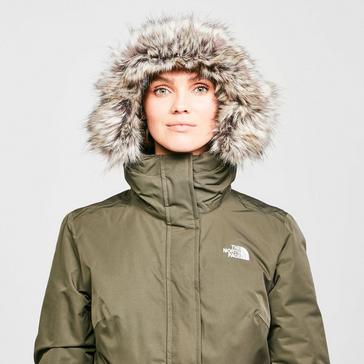 Green The North Face Women's Zaneck Insulated Parka