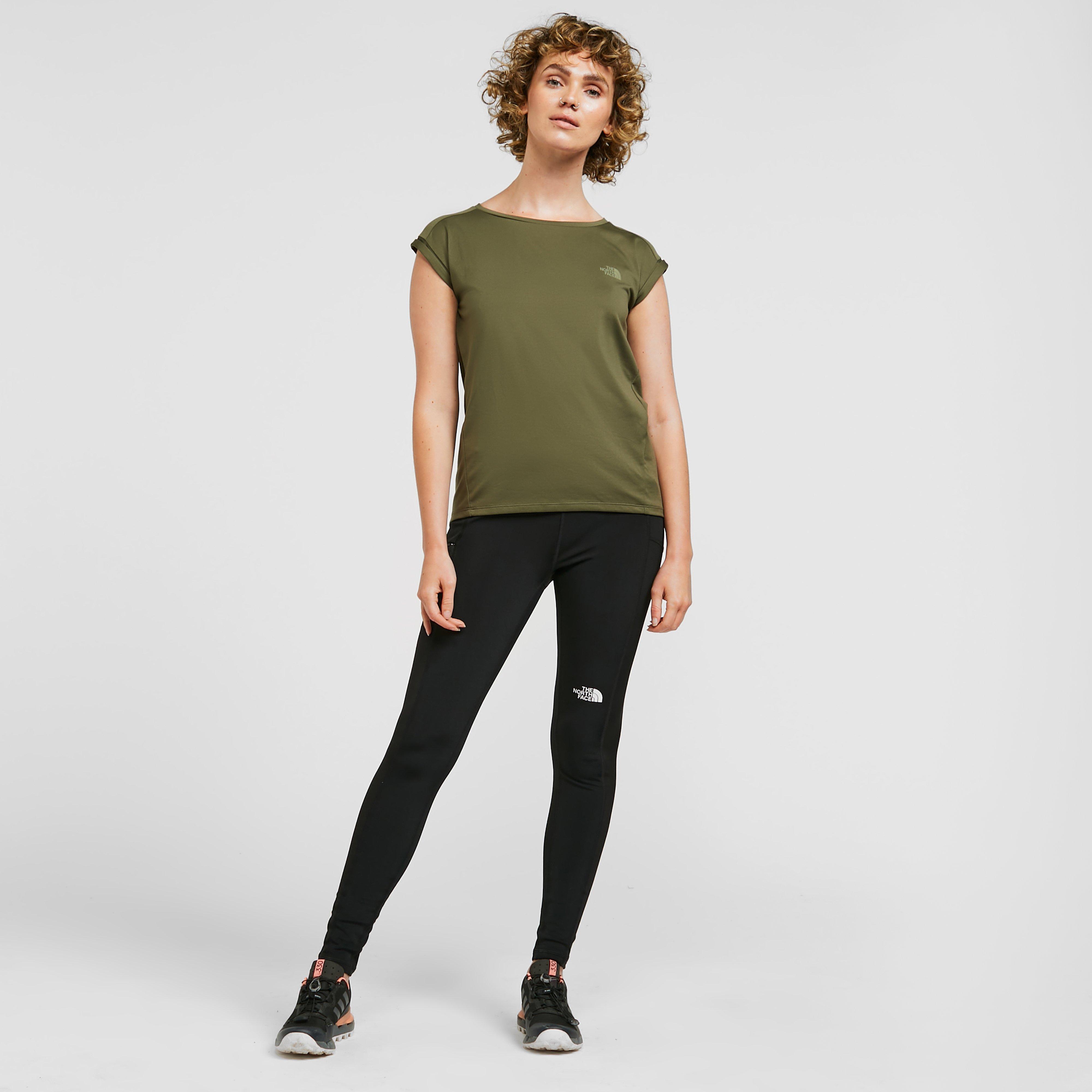 north face khaki leggings