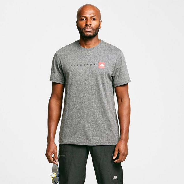 Grey The North Face Men's Never Stop Exploring Tee image 1
