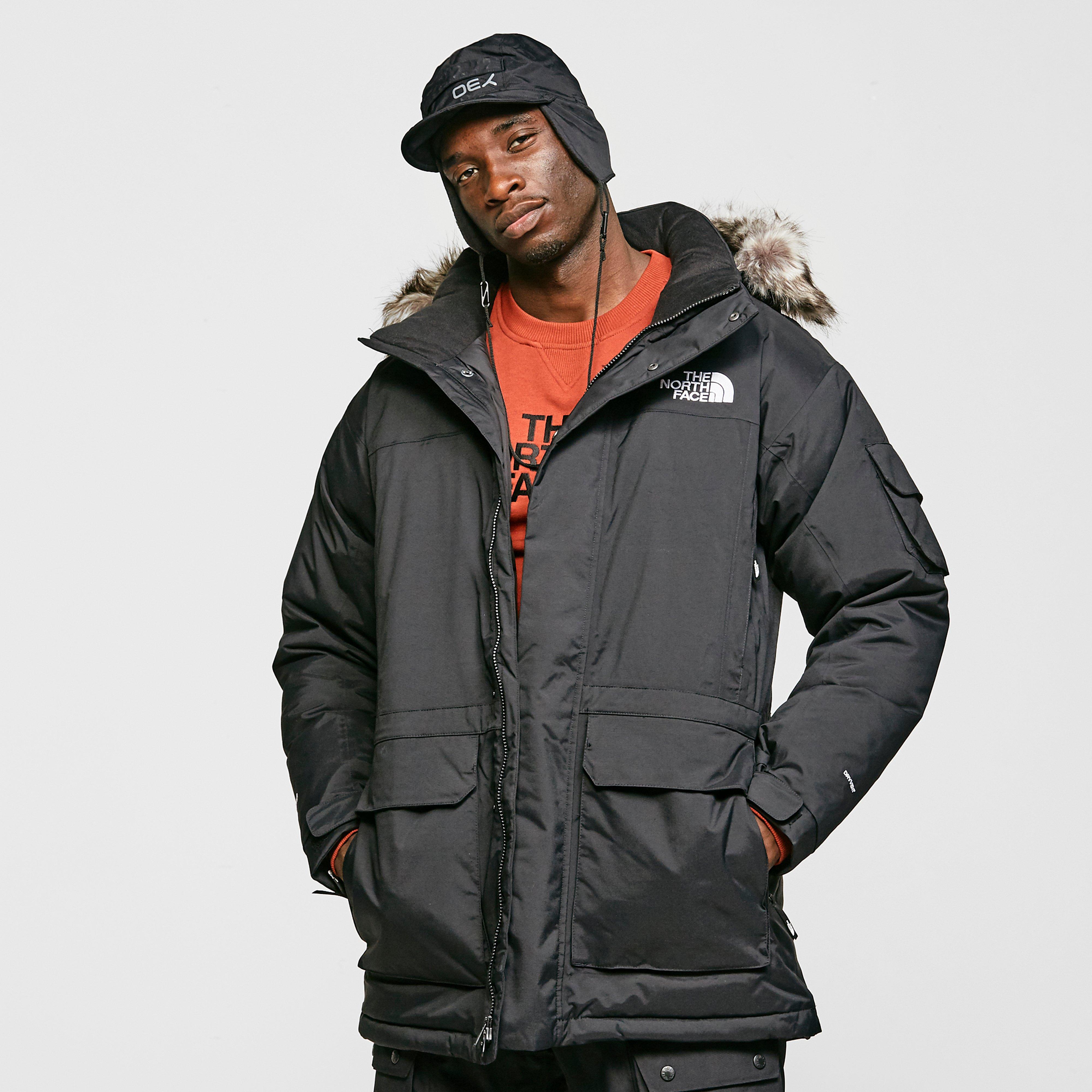 north face parka black