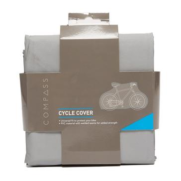 Grey Compass Waterproof Bike Cover