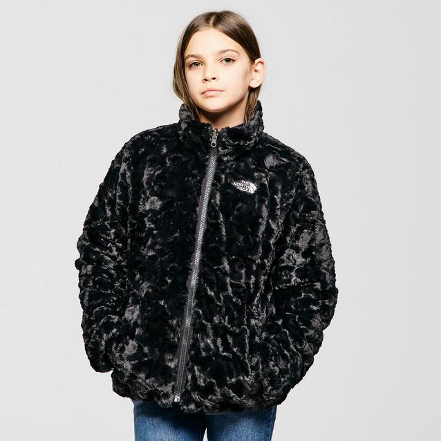 The North Face Kids Reversible Mossbud Swirl Jacket Blacks