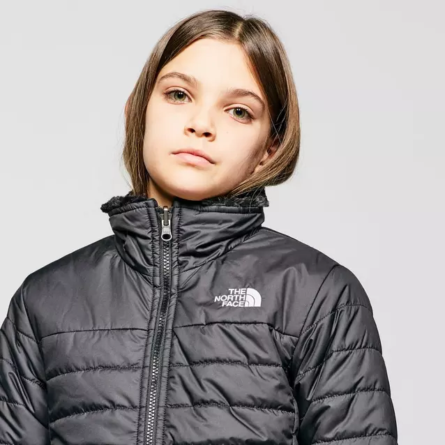 Girls black north on sale face coat