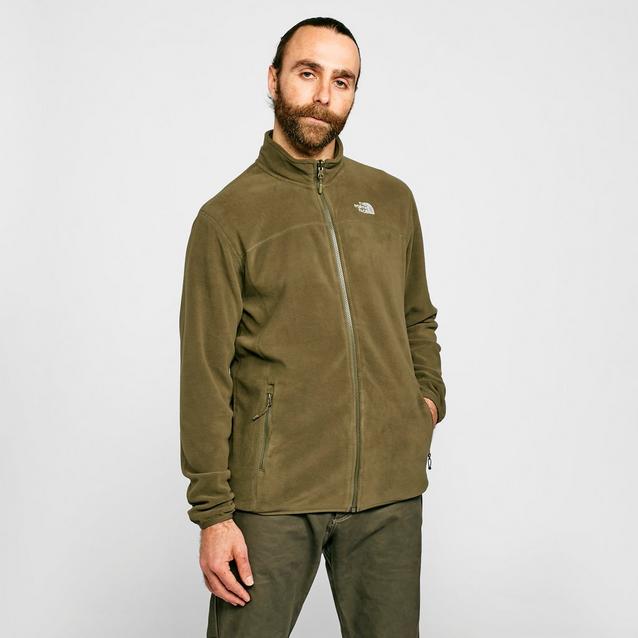 The north face 100 glacier best sale full zip fleece in black