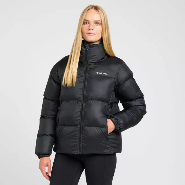 Columbia puffer jacket long best sale