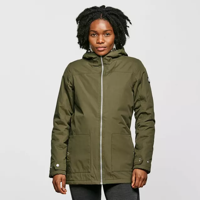 brienna waterproof insulated hooded jacket fig