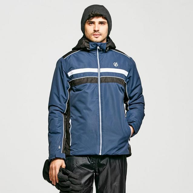 Men's dare2b Head Flip Grey Waterproof and Breathable Ski Wear/Winter Jacket. 