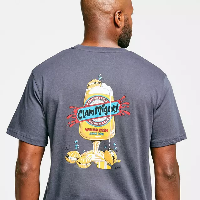 Weird Fish Men's Clam Miguel Artist T-Shirt