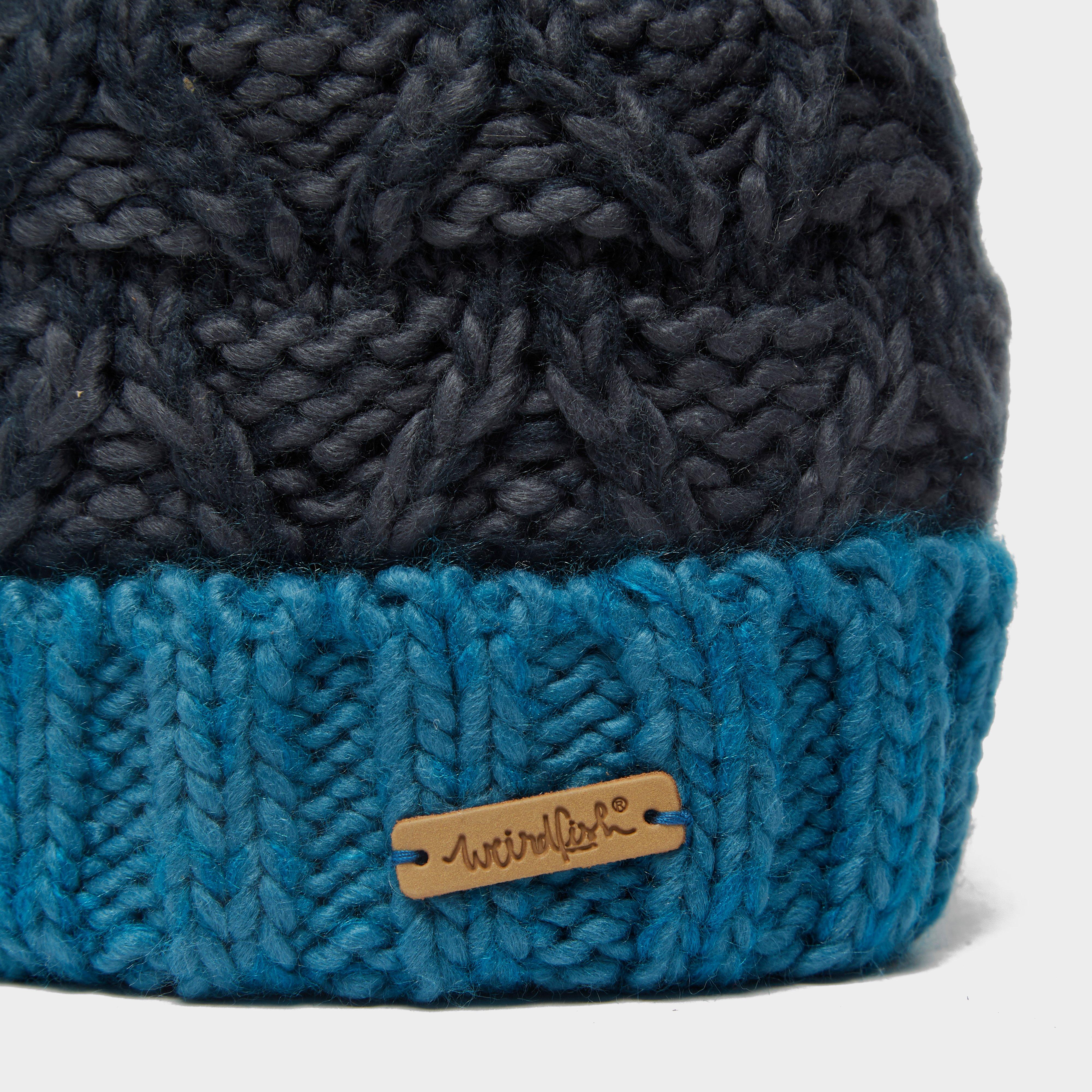 weird fish bobble hat