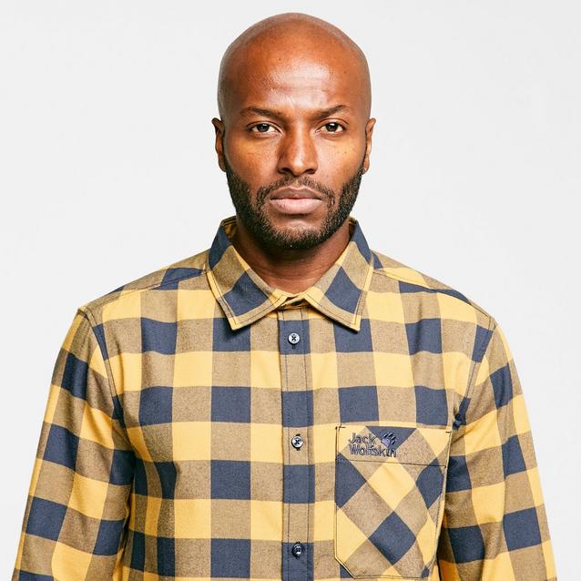 Jack wolfskin flannel store shirt