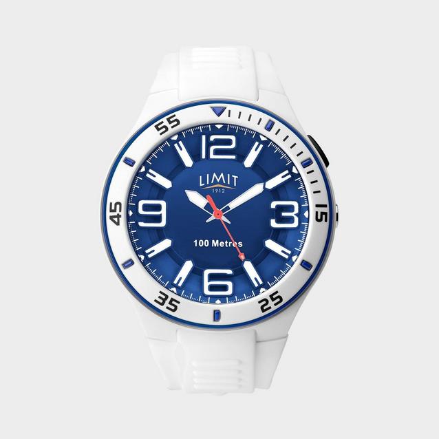 White/Blue Limit Active Analogue Sports Watch image 1