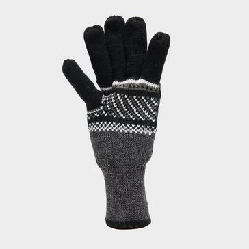 Black Heat Holders Men’s Thermal Fair Isle Glove