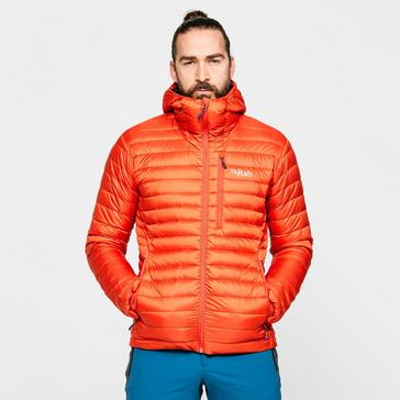 Orange Rab Men’s Microlight Alpine Down Jacket
