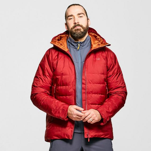 Mens red deals rab jacket