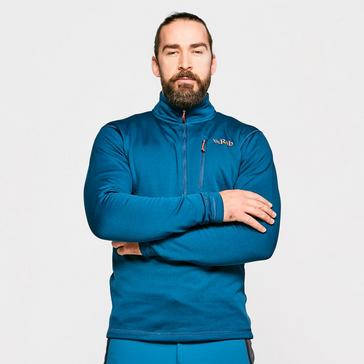 BLUE Rab Men’s Geon Pull-On Fleece