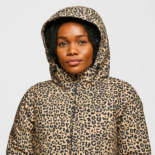 Leopard print 2024 snowboard jacket