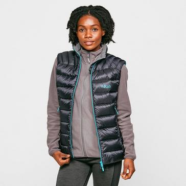 Ladies black shop down gilet