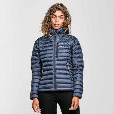 Grey Rab Women's Microlight Alpine Down Long Jacket
