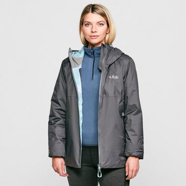 Grey Rab Women's Zepton Waterproof Insulated Jacket
