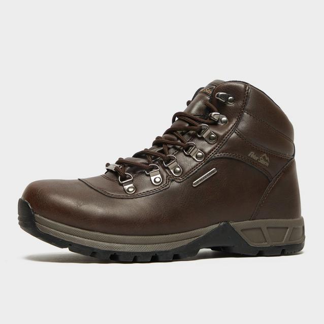 Mens brown walking outlet boots