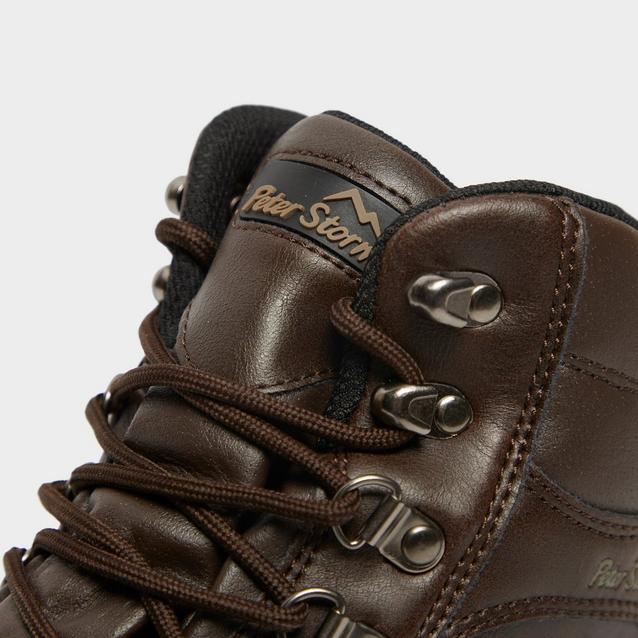 mens brown leather walking boots