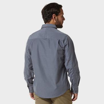 grey Craghoppers Men's Kiwi Long Sleeved Shirt