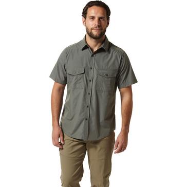 Grey Craghoppers Men's Kiwi Short Sleeved Shirt