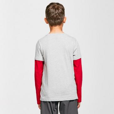 Grey Peter Storm Kids’ Long Sleeve Layered T-Shirt