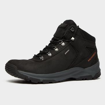 Black Merrell Men's Erie Waterproof Walking Boot