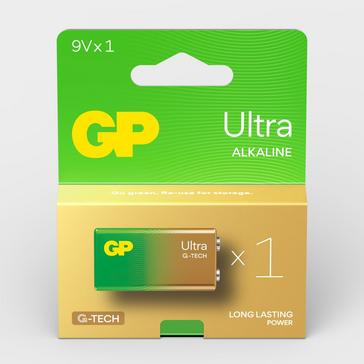 yellow GP Batteries Ultra C Battery 1 Pack