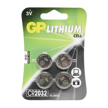 Multi GP Batteries GP Coin Cell Batteries CR2032 4 Pack