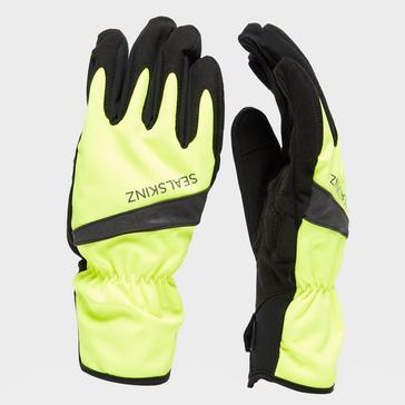 Yellow Sealskinz All Weather Cycle Gloves