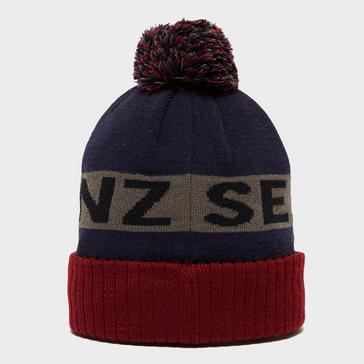Navy Sealskinz Waterproof Knitted Bobble Hat