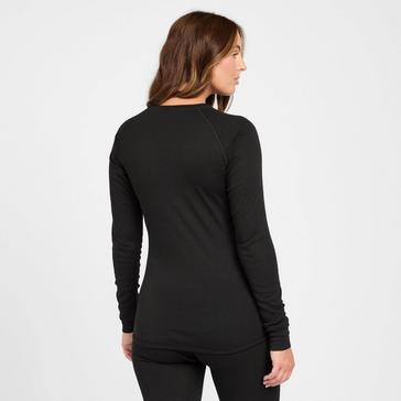 Warm Essentials By Cuddl Duds Women's Everyday Comfort Thermal Crewneck Top  - Black L : Target