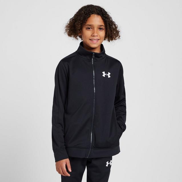 Under Armour TRACK SUIT - Tracksuit - black/black 